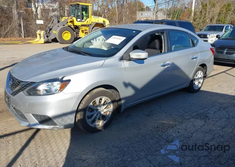 2019 Nissan Sentra Sv из США, поврежденный, VIN 3N1AB7APXKY246021